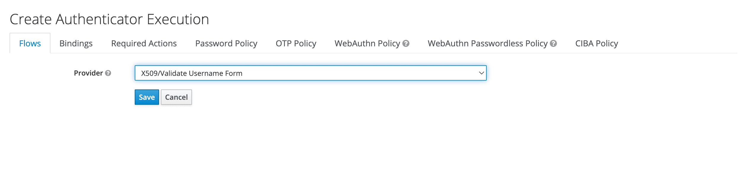 Скриншот шаг аутентификации
