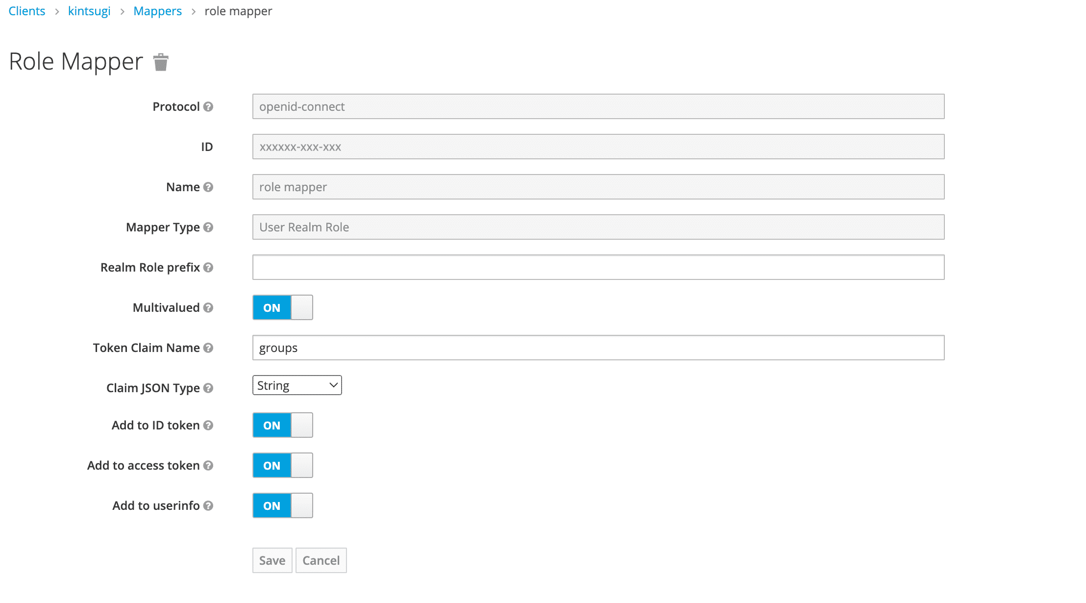 Creating a mapper groups