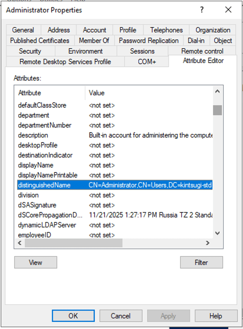 Find distribution name