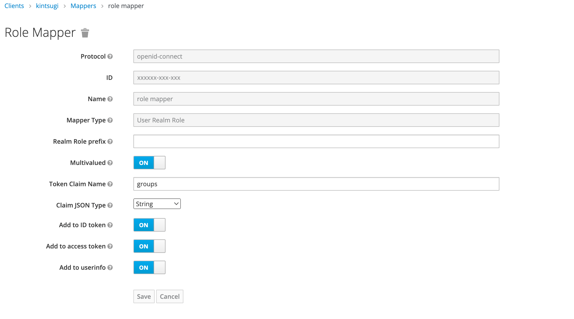 Creating a mapper groups