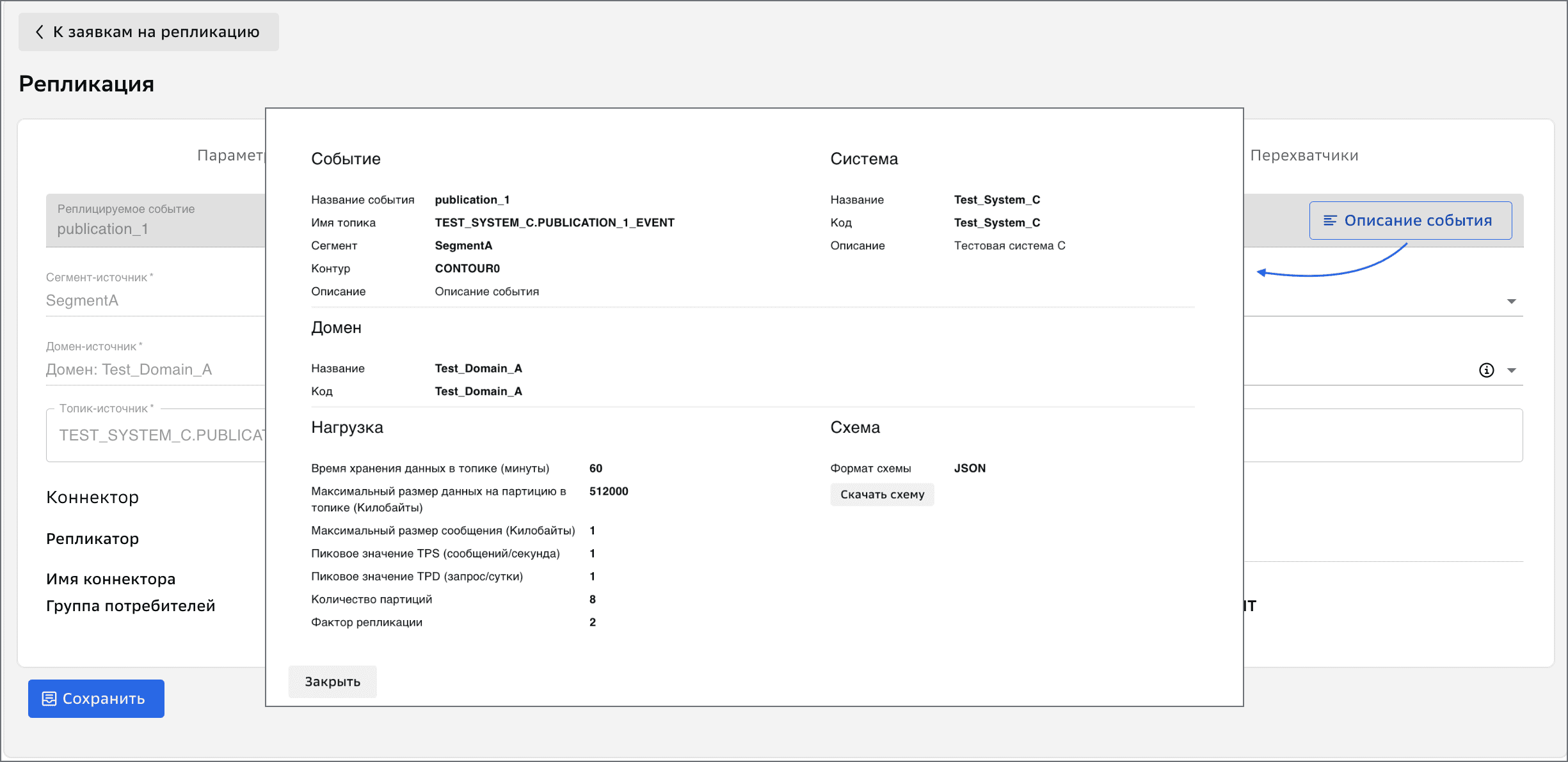 Replication Parameters