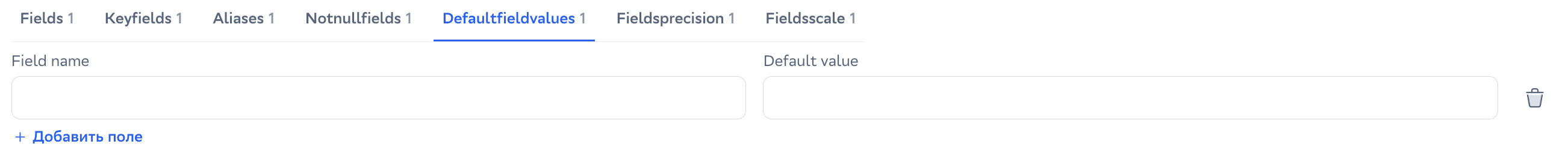 Default-field-values