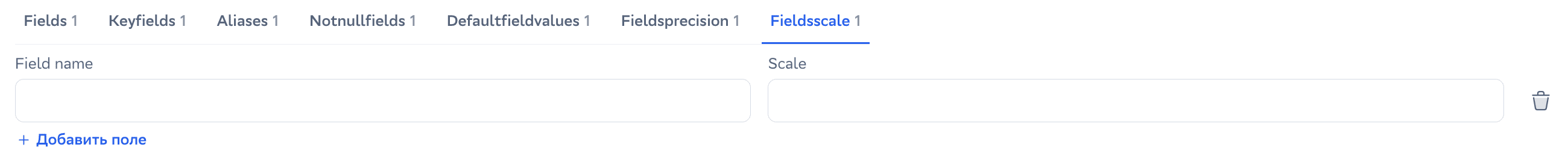 Fields-scale