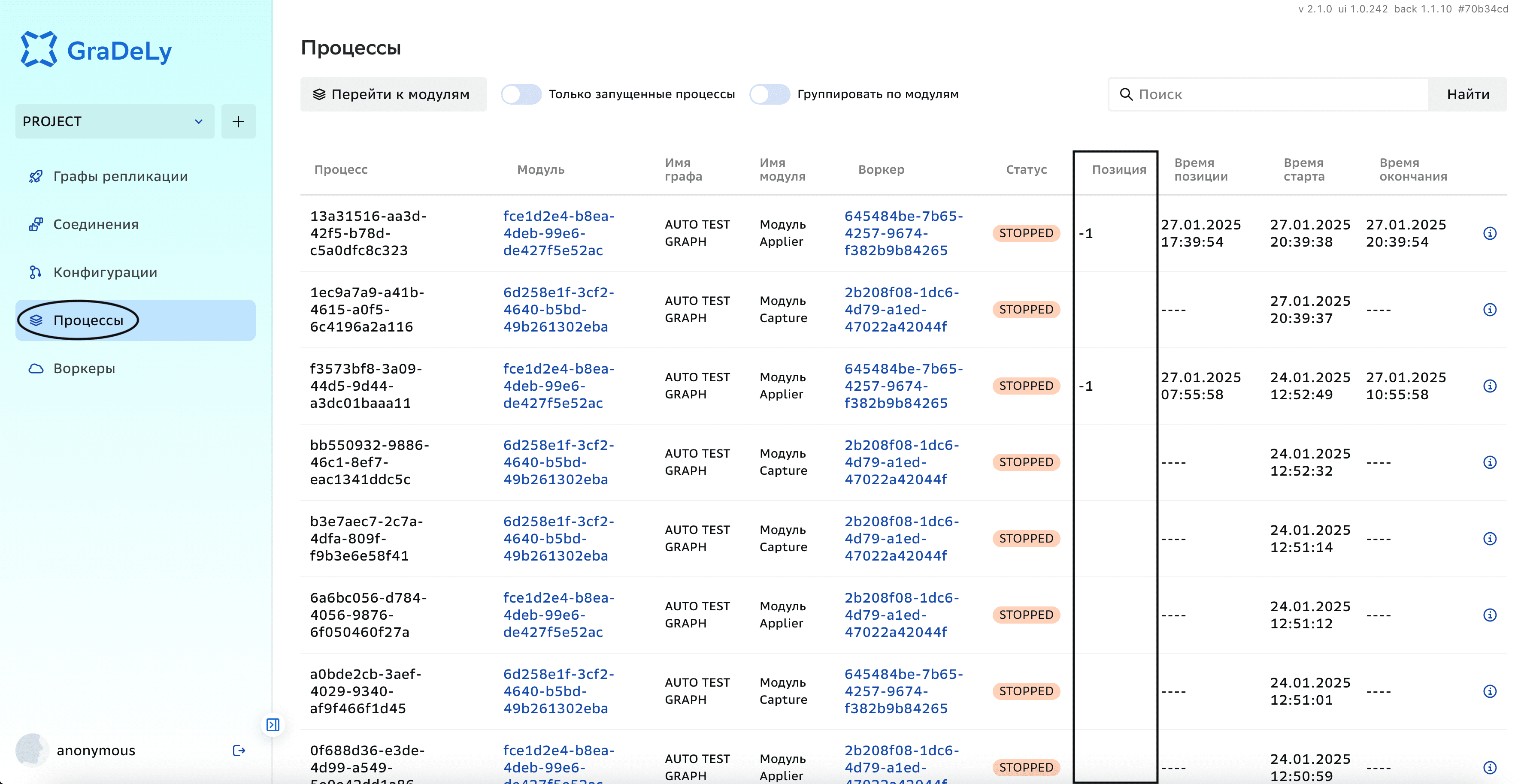 Графы репликации, Перезапуск графа
