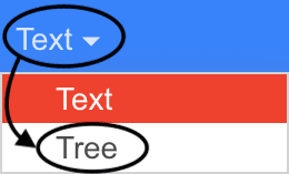 JSON Editor, Опции, Выбор режима редактирования