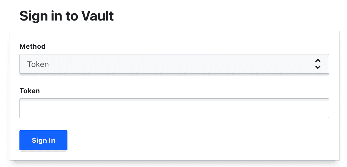 Аутентификация в Vault