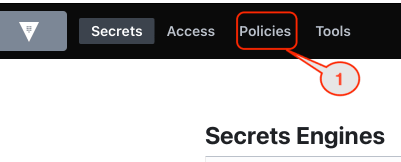 Вкладка Policies