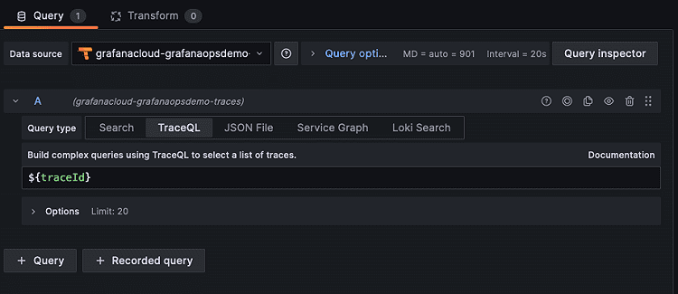 traces-template-query