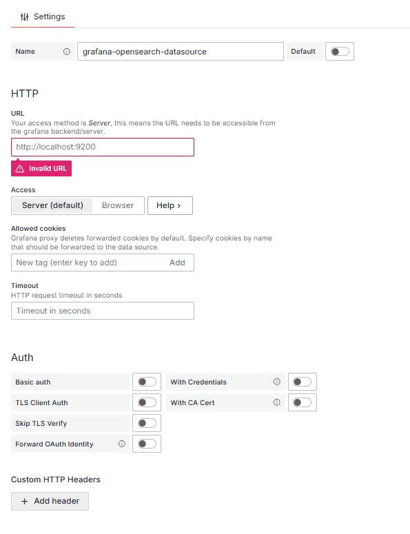 opensearch-settings