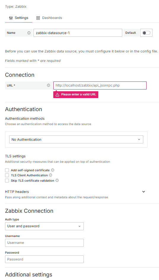 zabbix-settings