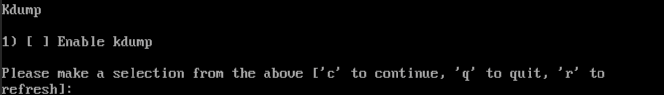Отключение Kdump